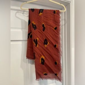 Madewell leopard print scarf